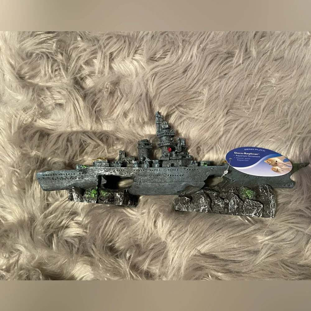 Sunken Ship Aquarium Decor